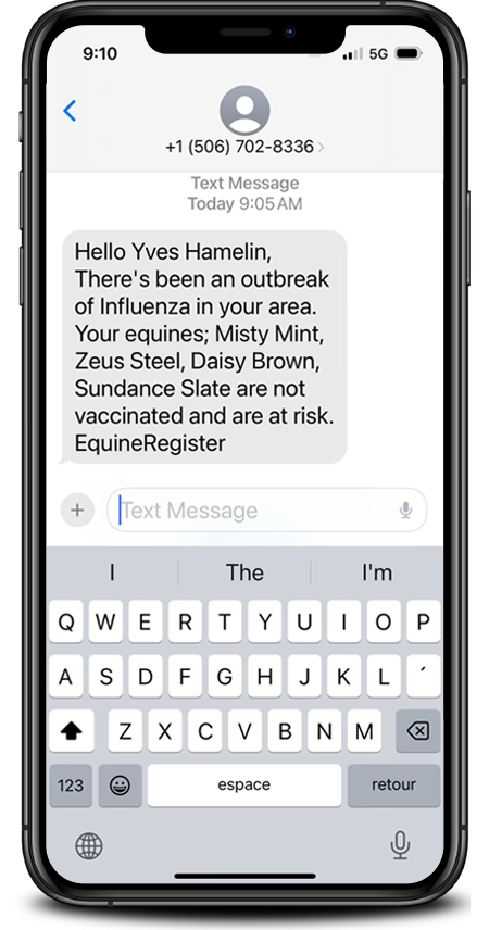 SMS Disease Notification